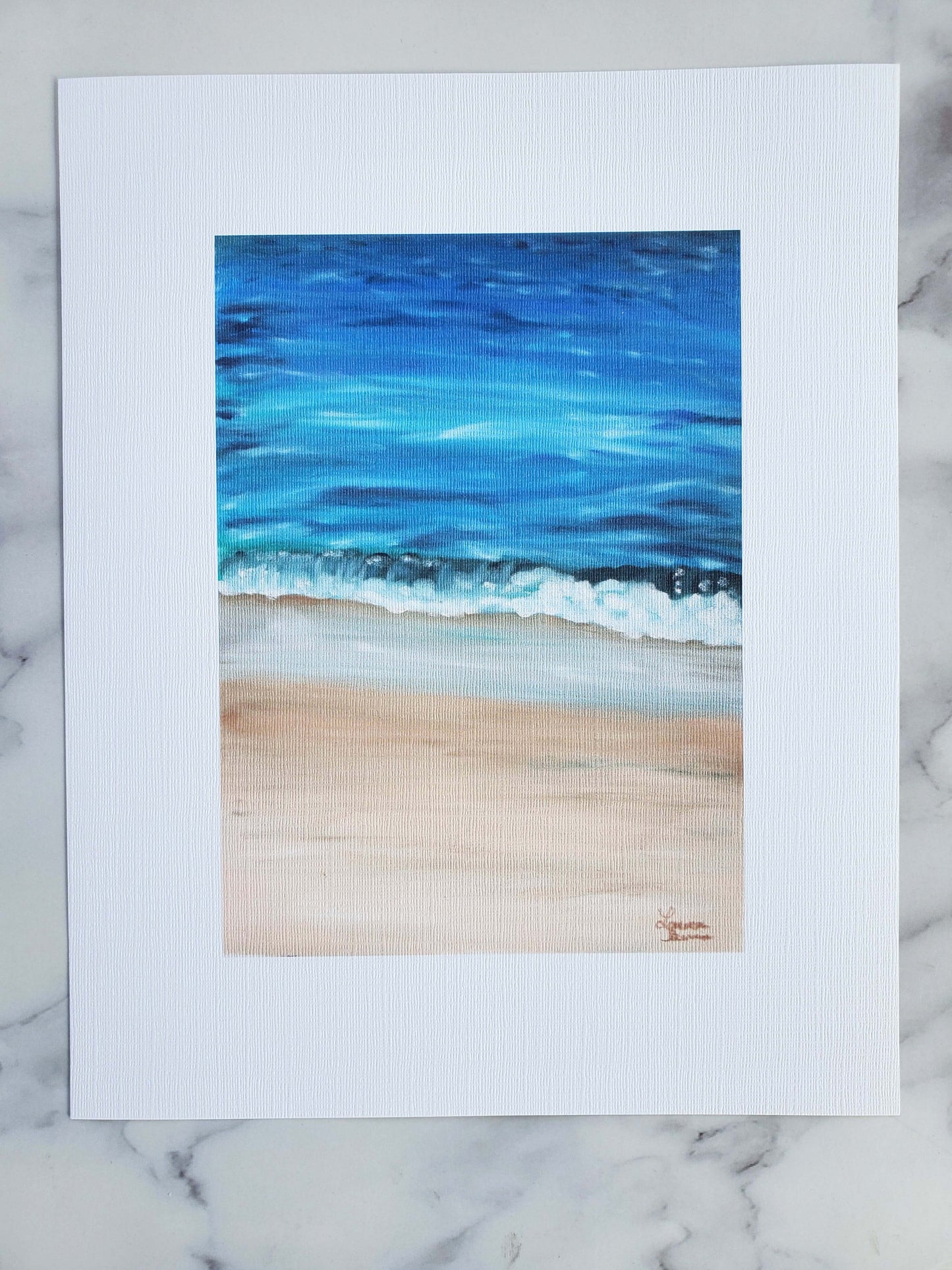 "Soft Wave" Seascape Artist Print